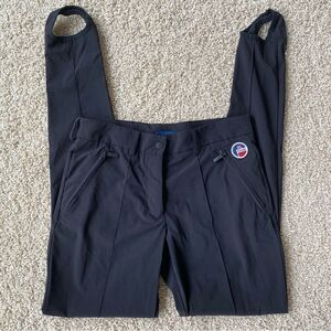 Fusalp Black Slim-leg Stirrup Ski Pants size 36 / US 6 EUC